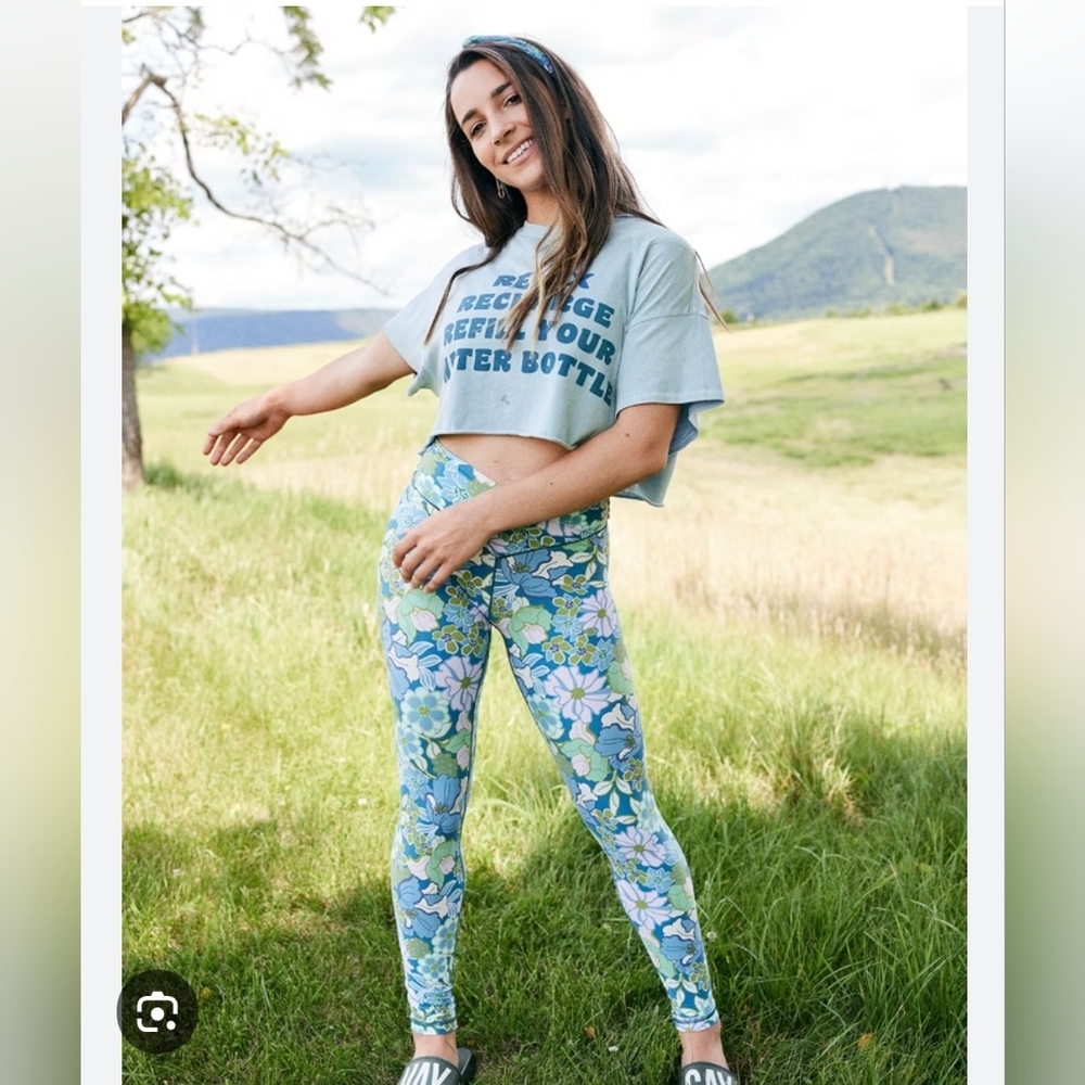 OFFLINE By Aerie Real Me High Waisted Crossover Legging, Size M